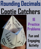 Rounding Decimals Activity 4th 5th 6th Grade Cootie Catche