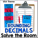 Rounding Decimals - Solve the Room - USA Math Center