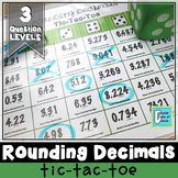 Rounding Decimals Tic Tac Toe Game