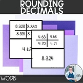 Rounding Decimals Which One Doesn't Belong TEKS 5.2c Math 