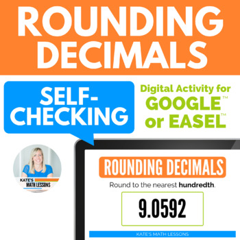 Preview of Rounding Decimals Digital Activity for Google or Easel