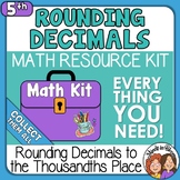 Rounding Decimals to the Hundredths Place Kit  5th Grade Math Kit