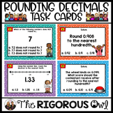 Rounding Decimals to the Hundredths Task Cards