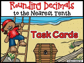 Preview of Rounding Decimals to the Nearest Tenth Task Cards