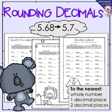 Rounding Decimals to the nearest whole number, one decimal