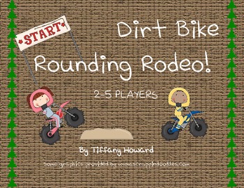 Preview of Rounding Estimation Game - Differentiated "Dirt Bike Rounding Rodeo" Game
