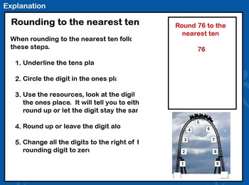 Preview of Rounding Flipchart - 3.NBT.A1 and 4.NBT.A3