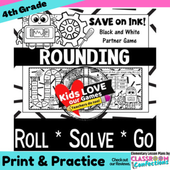 Preview of Rounding GAME: 4th Grade 4.NBT.A.3:  Round Multi-Digit Whole Numbers