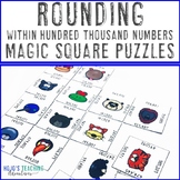 Rounding Numbers to Hundred Thousand Math Centers Activiti