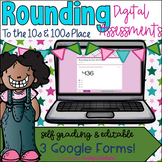 Rounding Google Forms Pack l Google Classroom l Distance Learning