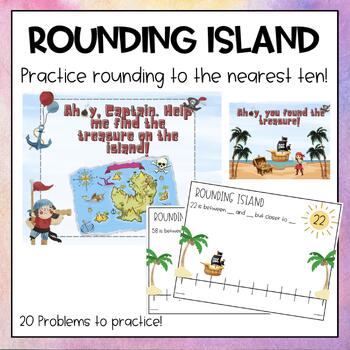 Preview of Rounding Island - Rounding to the nearest 10's