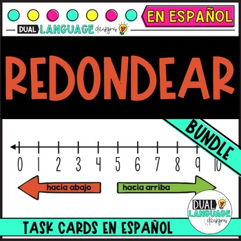 Preview of Rounding Math Centers in Spanish | Centros de matemáticas - Redondeo