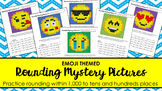 Rounding Mystery Pictures (10s & 100s places)- Emoji Theme