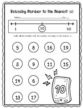 Preview of Rounding Number to the Nearest 10