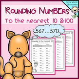 Rounding Numbers to the Nearest 10 and 100 - Round Whole Numbers