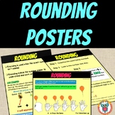 Rounding Numbers Math Poster Charts FREE