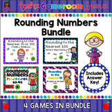 Rounding Numbers Powerpoint Game Bundle