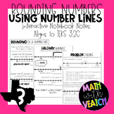 Rounding Numbers on a Number Line Interactive Journal Booklet