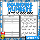 Rounding Numbers to 10 000 000 | Paper Worksheets