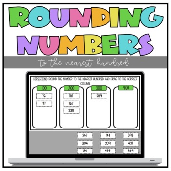 Rounding Numbers to the Nearest Hundred | Distance Learning | TPT