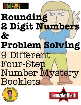 Rounding Off Two Digit Numbers Mystery Booklets - Full Lesson Plan!