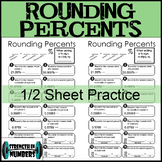 Rounding Percent Practice with Fractions and Decimals