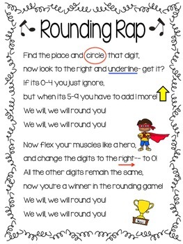 Rounding Rap! by JamieP123 | Teachers Pay Teachers