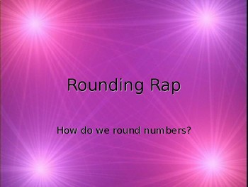 Preview of Rounding Rap Powerpoint