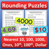 Rounding Review Puzzles Fun Worksheets Rounding Numbers De