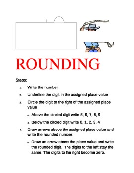 Preview of Rounding Round-up-down