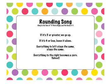 Preview of Rounding Song