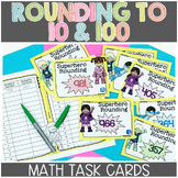 Rounding to the Tens and Hundreds Task Cards