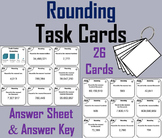 Rounding Numbers Task Cards Activity