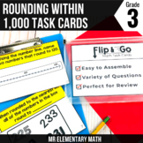 Rounding Task Cards 3rd Grade Math Centers