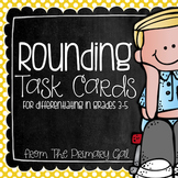 Rounding Whole Numbers and Decimal Task Cards