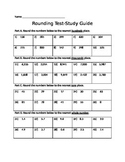 Rounding Test Study Guide