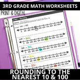 Rounding to the Nearest 10 and 100 | Rounding Worksheets f