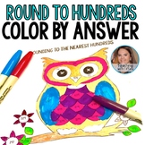 Rounding To Hundreds Color By Answer