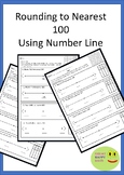 Rounding To Nearest Hundreds Using A Number Line