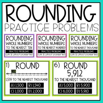 Rounding Unit by Teaching to The Test-Taker | TPT