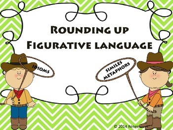 Preview of Rounding Up Figurative Language (Idioms, Metaphors, Similes)