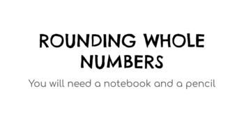Preview of Rounding Whole Numbers