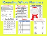 Rounding Whole Numbers (Digital and Printable)