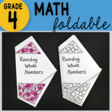 Math Doodle - Rounding Whole Numbers ~ INB Foldable Notes ~