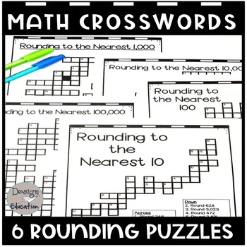 Preview of Rounding Whole Numbers Math Worksheets | Place Value Practice