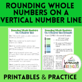 Rounding Whole Numbers On a Vertical Number Line