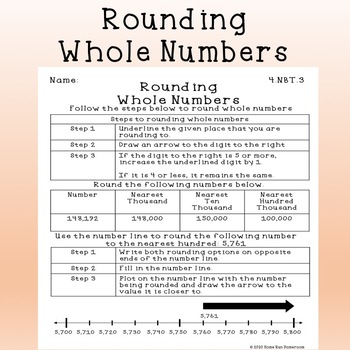 homework & practice 1 4 round whole numbers