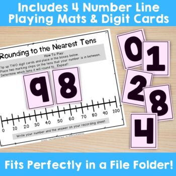 FREEBIE: Rounding With a Number Line by The Classroom Nook | TpT