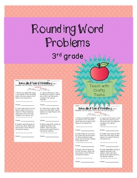 Preview of Rounding Word Problems