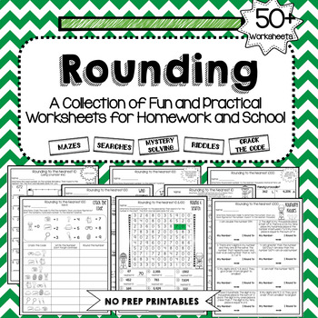 rounding worksheets teaching resources teachers pay teachers